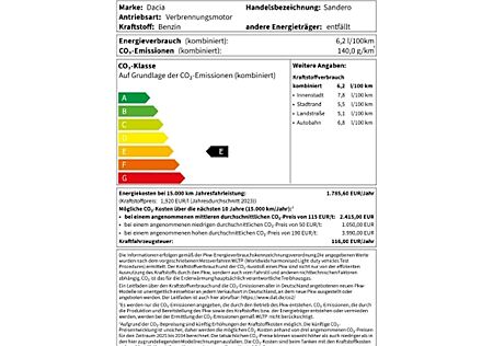 Dacia Sandero Stepway TCe 90 CVT Stepway Extreme 5 Türen