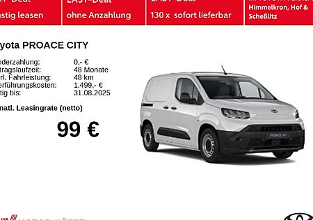 Toyota Proace City Verso Electric 50 kWh Elektroantrieb L1 Duty Auto 4 Türen