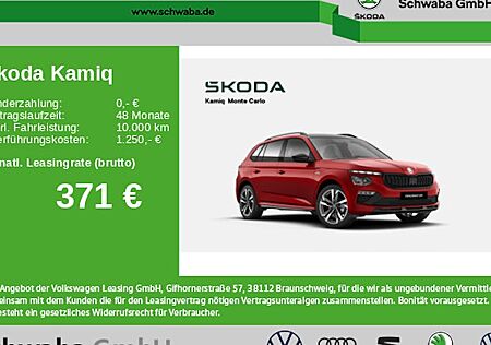 Skoda Kamiq 1.5 TSI ACT DSG Monte Carlo 5 Türen