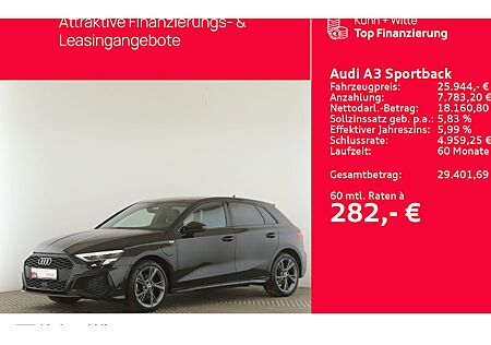 Audi A3 40 TFSI e S tronic S line Sportback 5 Türen