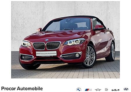 BMW 2er 220d Cabrio Luxury Line 2 Türen