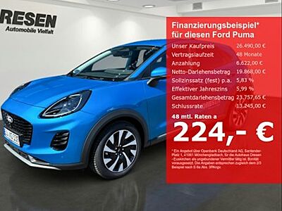 Ford Puma 1,0 EcoBoost Hybrid 92kW Titanium Auto 5 Türen