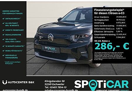 Citroën e-C3 Elektromotor 113 Urban-Range PLUS AT 5 Türen