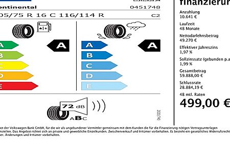 VW Crafter 35 2,0TDI 103kW mittel Hochdach 4 Türen