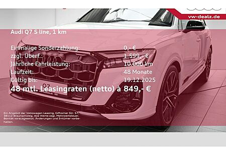 Audi Q7 TFSI e 360 kW quattro tiptronic S line 5 Türen