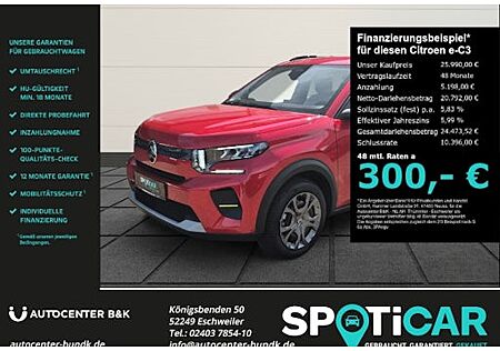 Citroën e-C3 Elektromotor 113 Standard-Range MAX 5 Türen