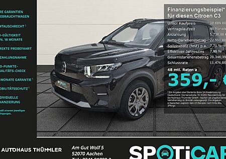 Citroën e-C3 Elektromotor 113 Standard-Range MAX 5 Türen