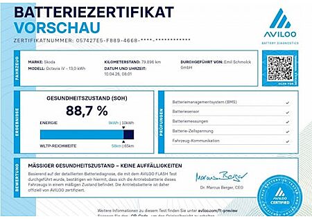 Skoda Octavia 1.4 TSI iV DSG STYLE COMBI 5 Türen