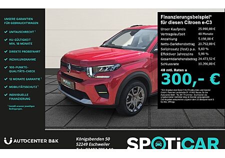 Citroën e-C3 Elektromotor 113 Standard-Range MAX 5 Türen