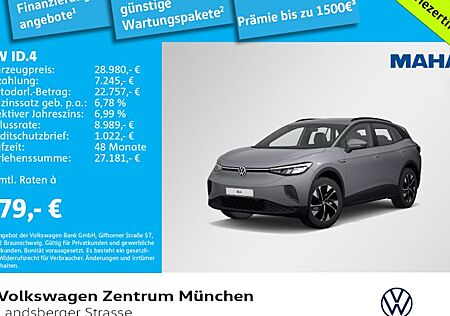 VW ID.4 Pro Performance 77 kWh 150 kW Pro 5 Türen