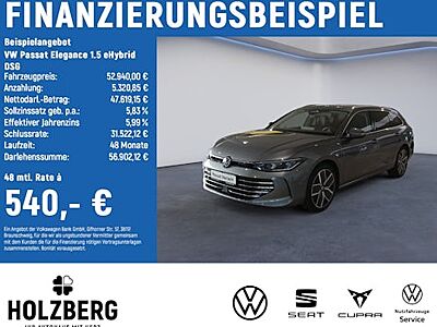 VW Passat 1.5 eHybrid 130kW OPF DSG Elegance 5 Türen
