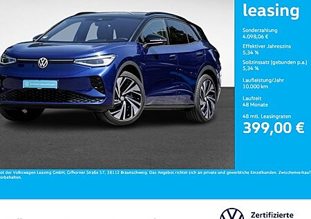 VW ID.4 79 kWh 4MOTION GTX mit Infotainm.P. 5 Türen