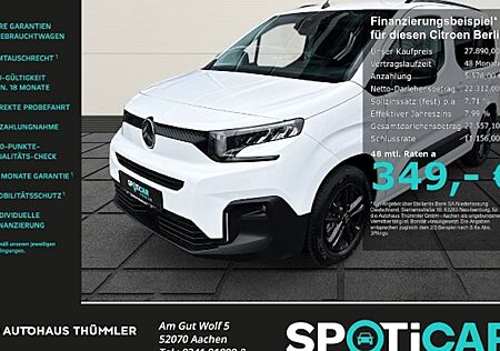 Citroën Berlingo BlueHDi 100 S&S M PLUS 4 Türen