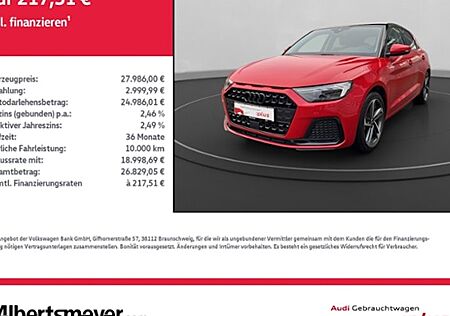 Audi A1 30 TFSI S tronic advanced Sportback 5 Türen