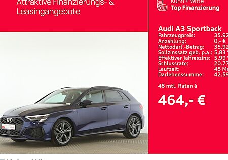 Audi A3 30 TDI S tronic S line Sportback 5 Türen