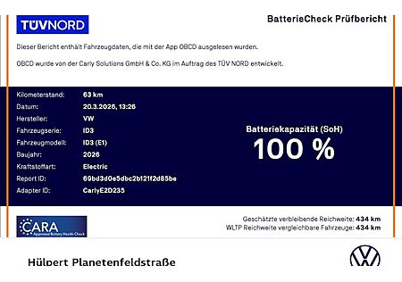 VW ID.3 Pure 52 kWh 125 kW 5 Türen
