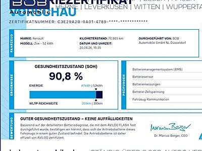 Renault ZOE Experience R110/Z.E. 50 Batteriekauf 5 Türen