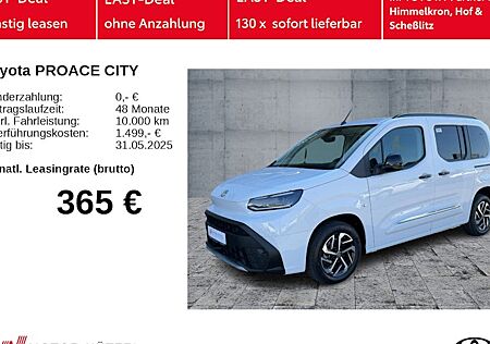 Toyota Proace City Verso 50 kWh Elektroantrieb L1 Teamplayer A 5 Türen