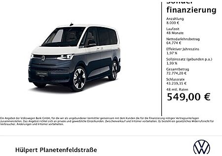 VW T7 Multivan 2.0 TDI SCR DSG 5 Türen