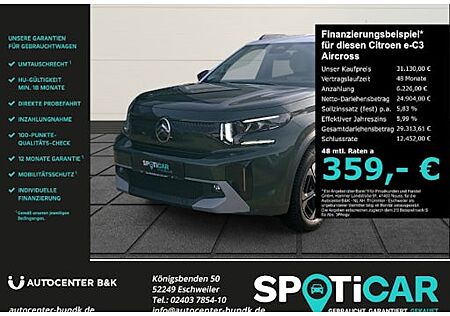 Citroën e-C3 Aircross Elektromotor 113 Standard-Range MAX 5 Türen