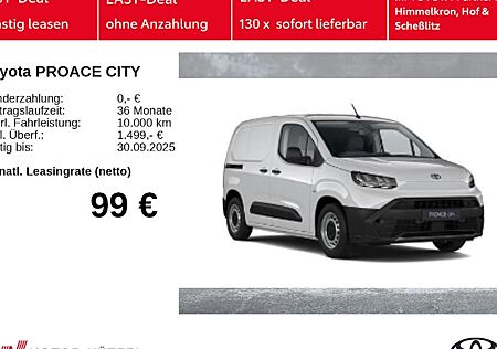 Toyota Proace City Verso Electric 50 kWh Elektroantrieb L1 Duty Auto 4 Türen