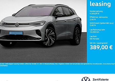 VW ID.4 79 kWh 4MOTION GTX mit Infotainm.P. 5 Türen