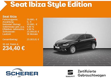 Seat Ibiza 1.0 TSI 85kW Style Edition DSG 5 Türen