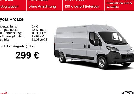 Toyota Proace Max L3H2 2.2 D 140 Work 35 4 Türen
