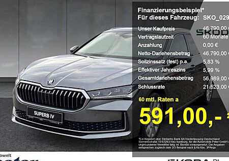 Skoda Superb 1.5 TSI iV DSG Selection Combi 5 Türen