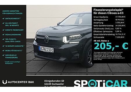 Citroën e-C3 Elektromotor 113 Urban-Range YOU 5 Türen