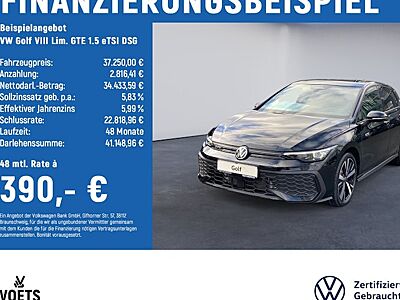 VW Golf GTE 1.5 eHybrid OPF 130kW DSG GTE 5 Türen