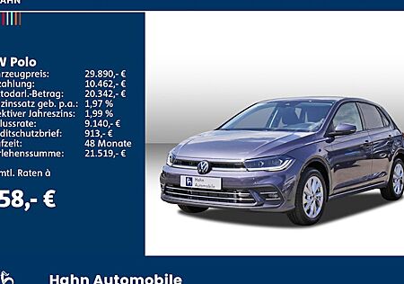 VW Polo 1.0 TSI 85kW DSG Style 5 Türen