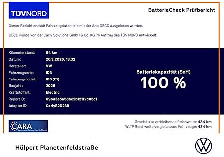 VW ID.3 Pure 52 kWh 125 kW 5 Türen