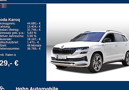 Skoda Karoq 2.0l TSI DSG 4x4 SPORTLINE 5 Türen