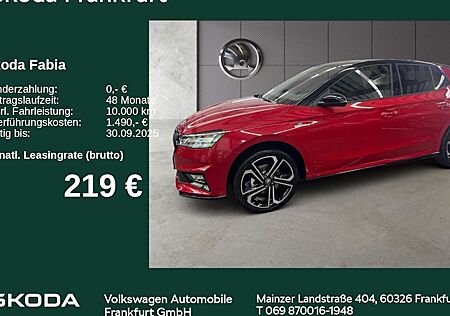 Skoda Fabia 1.0l TSI 85kW DSG Monte Carlo 5 Türen