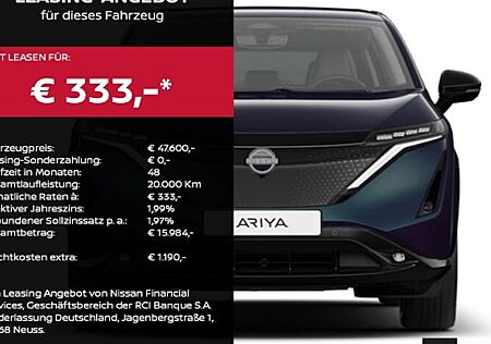 Nissan Ariya 87kWh Vorderradantrieb 178kW Advance Pac 5 Türen