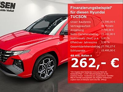 Hyundai Tucson 1.6 T-GDI 169kW Hybrid N Line Auto 5 Türen