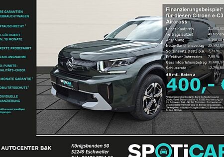 Citroën e-C3 Aircross Elektromotor 113 Standard-Range MAX 5 Türen