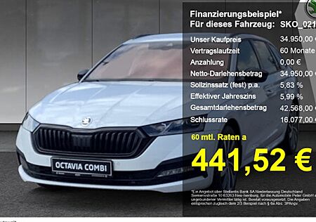 Skoda Octavia 2.0 TDI 110kW STYLE COMBI 5 Türen