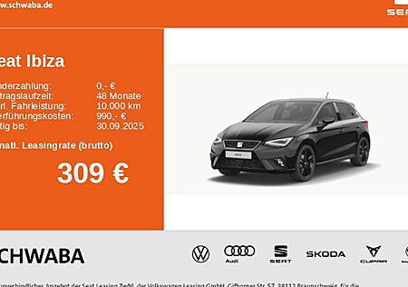 Seat Ibiza 1.0 TSI 85kW FR Black Edition DSG 5 Türen