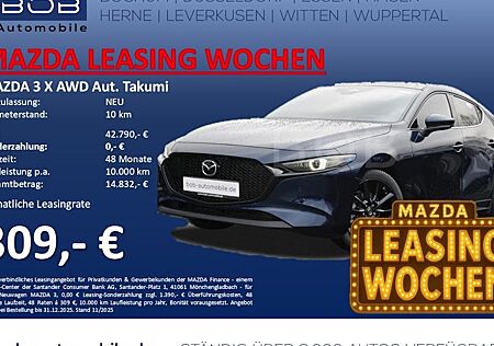 Mazda 3 e-SKYACTIV X 186 AWD Takumi Automatik 5 Türen
