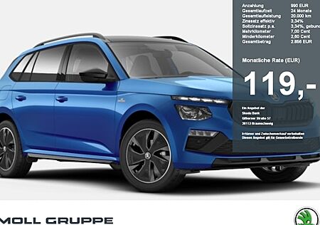 Skoda Kamiq 1.0 TSI 85kW DSG Monte Carlo 5 Türen