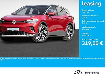 VW ID.4 Pro 77 kWh 210 kW Pro mit Infotainm.P. 5 Türen