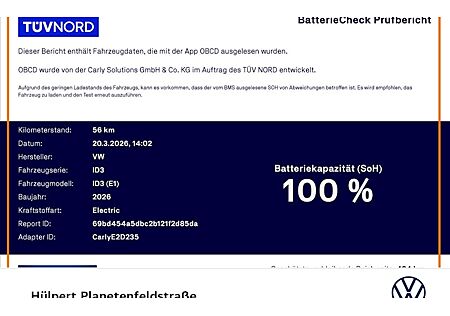 VW ID.3 Pure 52 kWh 125 kW 5 Türen