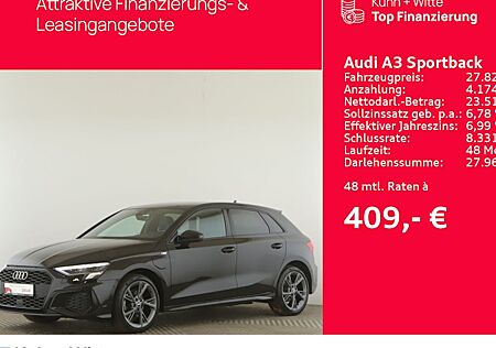 Audi A3 40 TFSI e S tronic S line Sportback 5 Türen