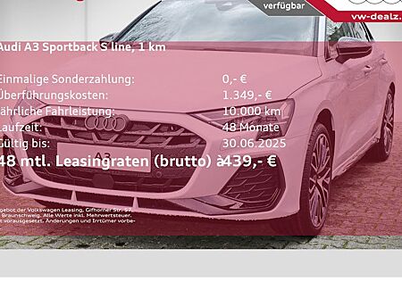 Audi A3 35 TFSI S tronic S line Sportback 5 Türen