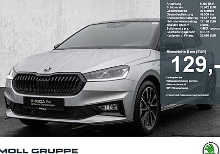 Skoda Fabia 1.0l TSI 85kW DSG Monte Carlo 5 Türen