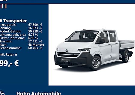 VW T6 Transporter 2.0 TDI 110kW Auto 4MOTION lang DoKa 4 Türen