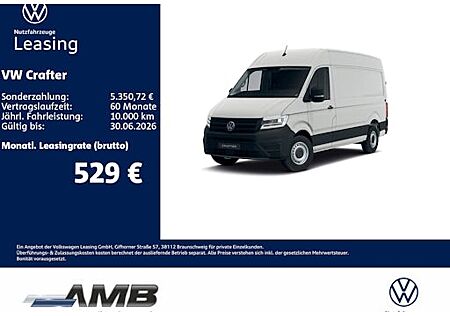 VW Crafter 35 2.0TDI 103kW mittel Hochdach 4 Türen