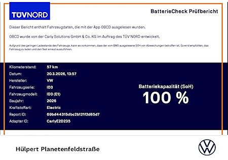 VW ID.3 Pure 52 kWh 125 kW 5 Türen